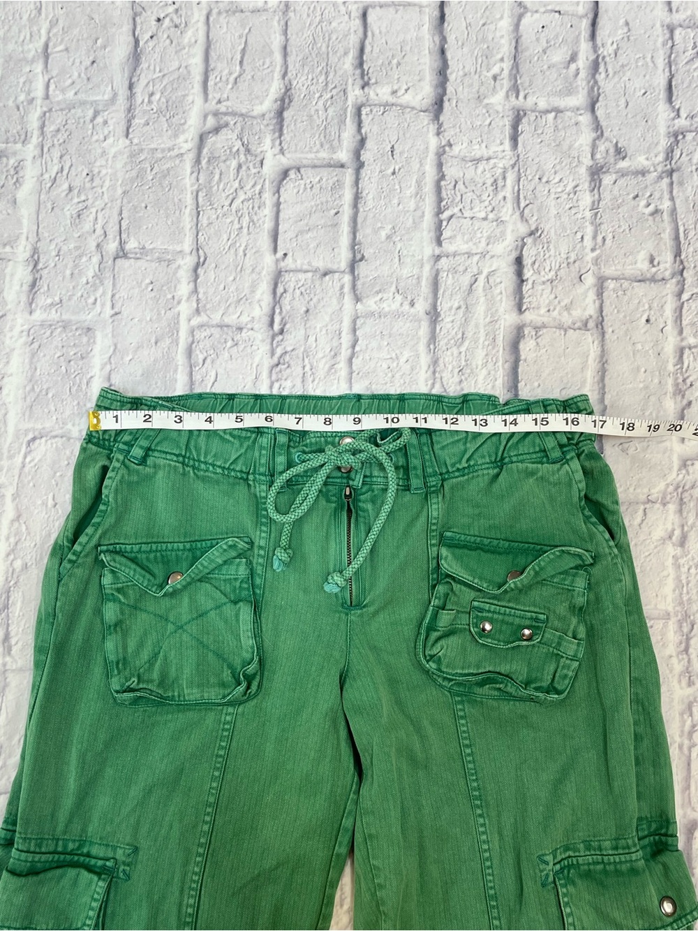 Free People green Cargo Utility Pants M - Picture 5 of 9